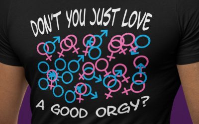 Don’t You Just Love a Good Orgy? Swinger Lifestyle Orgy Men’s Unisex T-Shirt