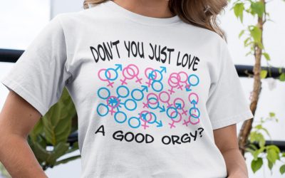 Don’t You Just Love a Good Orgy? Swinger Lifestyle Orgy Unisex T-Shirt